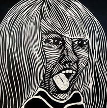 Load image into Gallery viewer, Tag 5 Fine Art Linocut Print