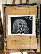 Load image into Gallery viewer, Tag 5 Fine Art Linocut Print