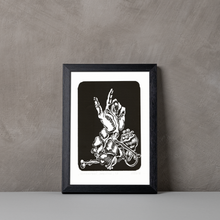 Load image into Gallery viewer, Metamorphosis Fine Art Linocut Print

