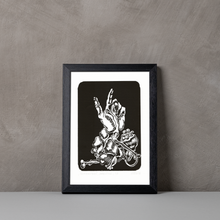 Load image into Gallery viewer, Metamorphosis Fine Art Linocut Print
