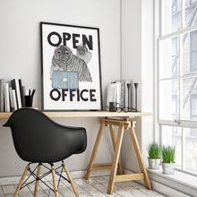 Load image into Gallery viewer, Open Office A5-A3 Fine Art Print SEAL Illustration