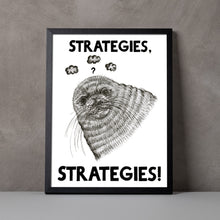 Load image into Gallery viewer, Strategies, Strategies A5-A2 Fine Art Print SEAL Illustration
