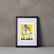 Load image into Gallery viewer, Balance A5-A3 Digital Fine Art Print SEAL Illustration